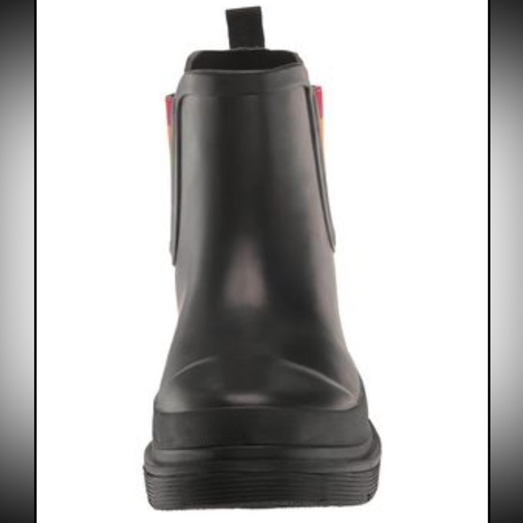 Chooka Ballard Rain Boots - Black/Multicolor Rainbow - Size: US7 - Picture 14 of 16